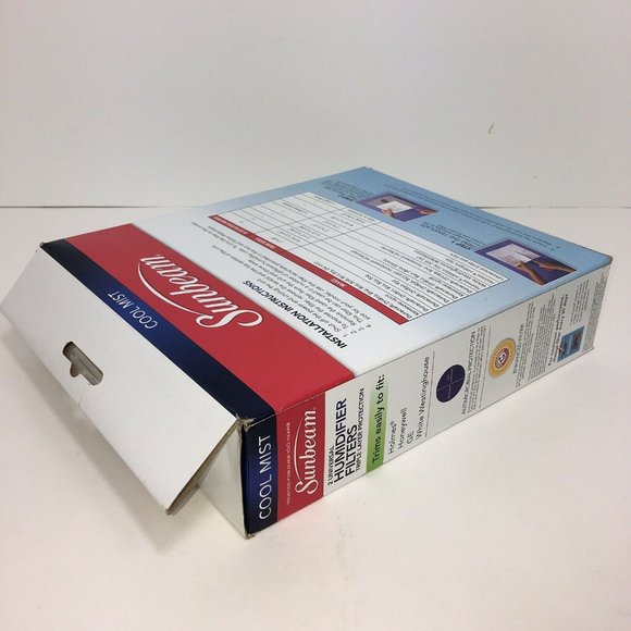 Sunbeam Cool Mist Humidifier Universal Filter Holmes Honeywell 2 Pk Arm & Hammer - Picture 9 of 12